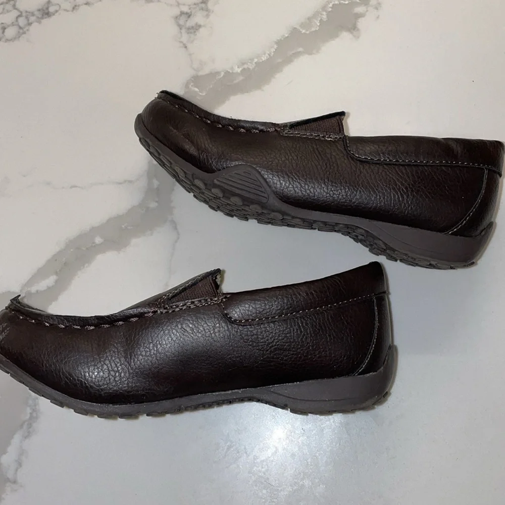 The Children Place Brown Loafers Dress School Shoe Slip On Loafer size 11